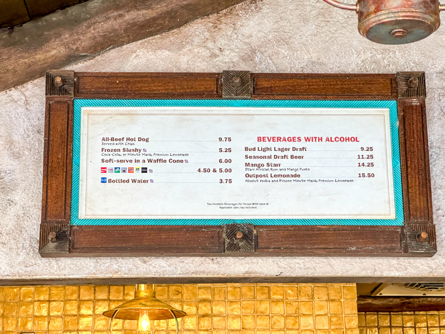 Refreshment Outpost Flower and Garden Menu Items Removed