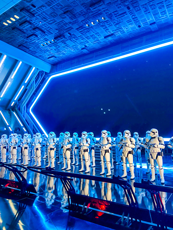 Hollywood Studios Rise of the Resistance Storm Troopers