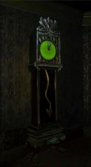 Haunted Mansion grandfather clock