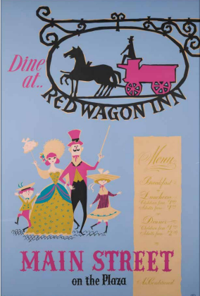 The Joel Magee Collection Red Wagon Inn Poster