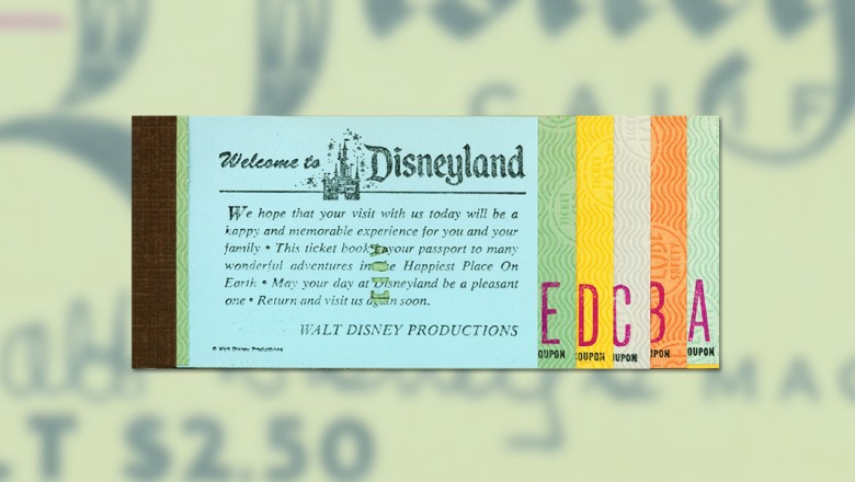 The Disneyland E-ticket book