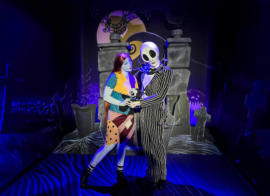 2023 Mickey's Not So Scary Halloween Party Jack Skellington Sally Nightmare Before Christmas Meet and Greet Characters