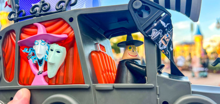 2023 Mickey's Not So Scary Halloween Party Tim Burton's The Nightmare Before Christmas Mayor's Car Popcorn Bucket