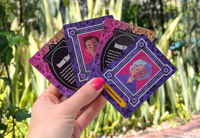 Magic Key Haunted Mansion trading cards