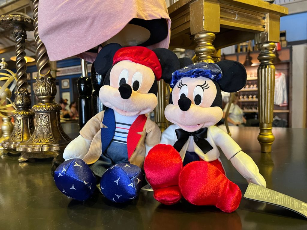 French Mickey and Minnie Plush