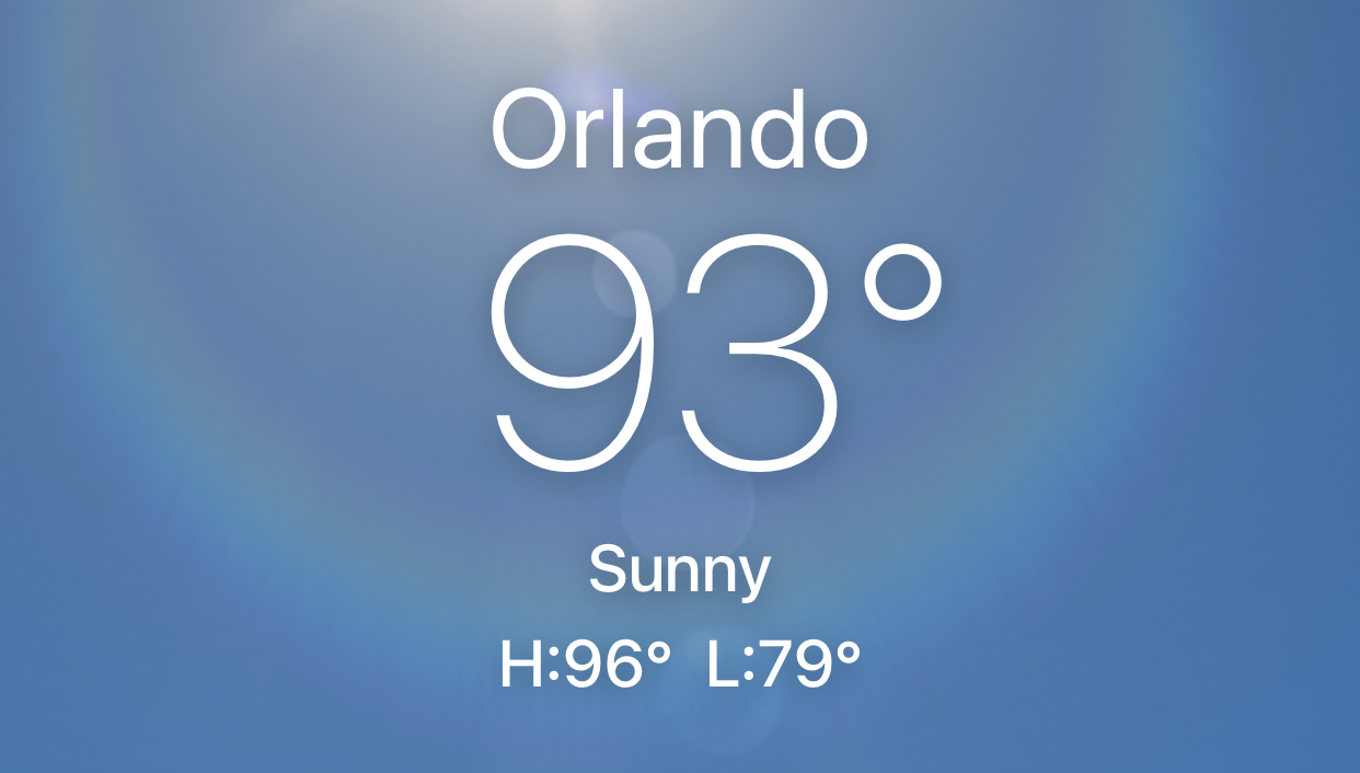 Orlando weather