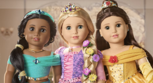 American Girl Doll Disney Princesses Collection Belle Jasmine Rapunzel