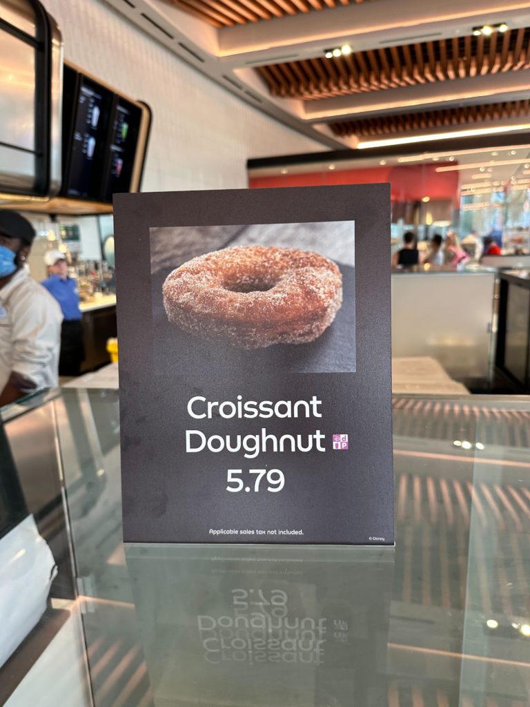 Croissant Doughnut Connections Cafe - EPCOT 