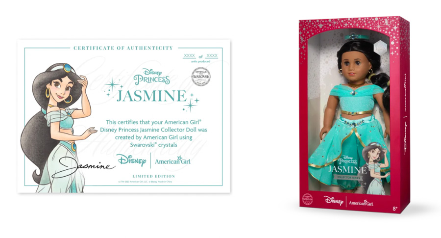Disney Princess American Girl Dolls Jasmine