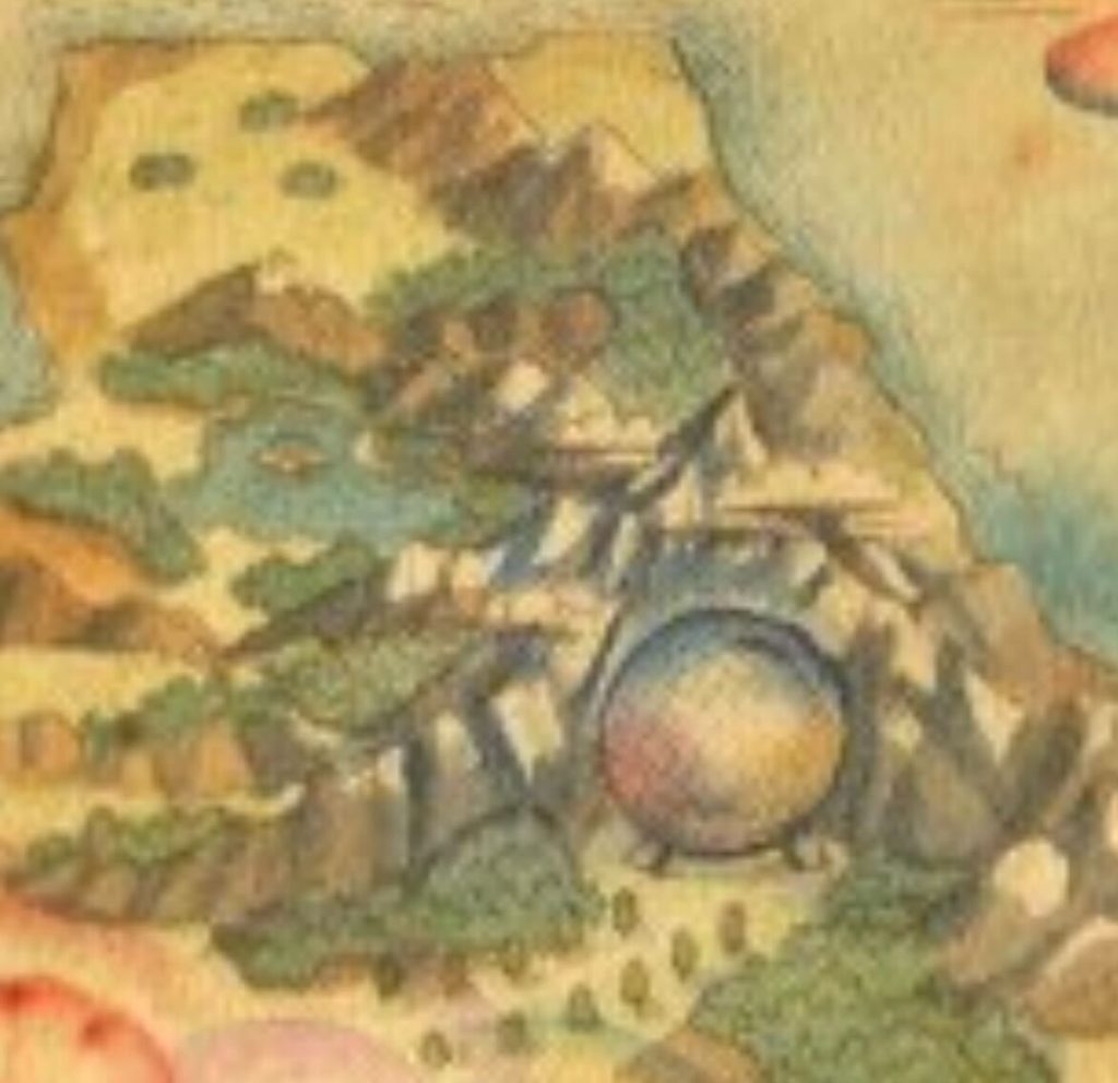 Disney Treasure Map Easter Eggs_ Epcot Spaceship Earth