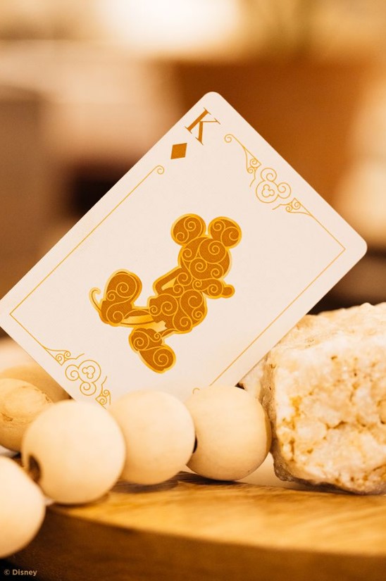 Disney golden mickey playing cards