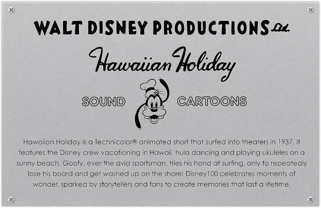 Disney100 Goofy Hawaiian Holiday diorama