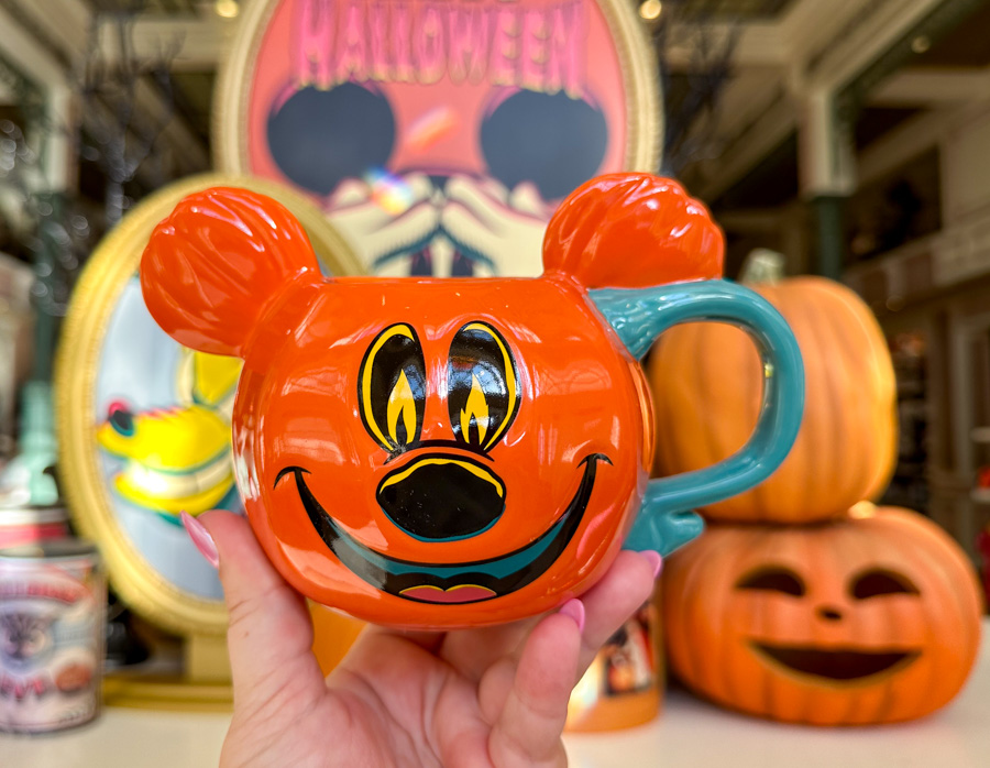 Magic Kingdom Halloween Home Decor Mickey Pumpkin Mug