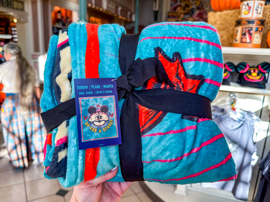Magic Kingdom Halloween Home Decor Up for a Scare Mickey Blanket