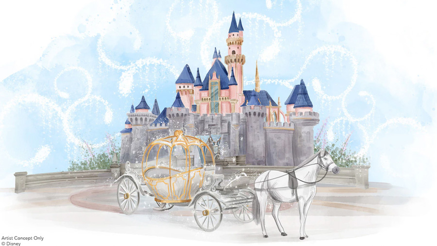 World Princess Week Disney Weddings Disneyland Cinderella Platinum Coach Carriage