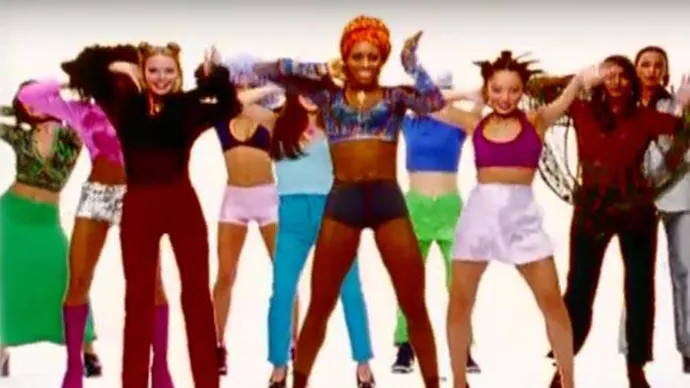 Image from music video for Macarena