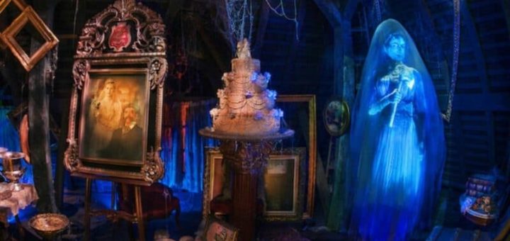 The Bride in The Attic at Disney's Haunted Mansion