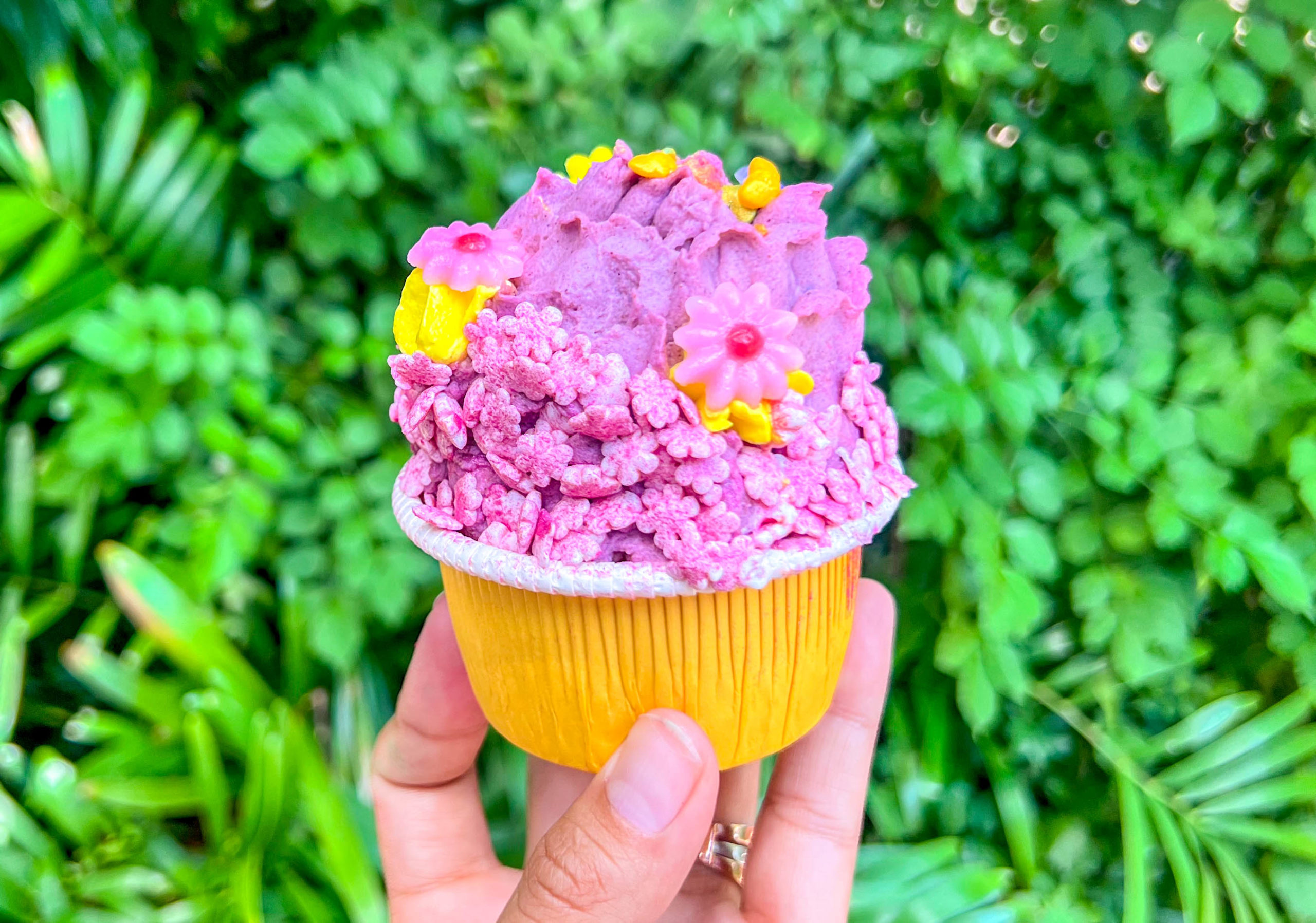 Pink Tres Leches Cupcake