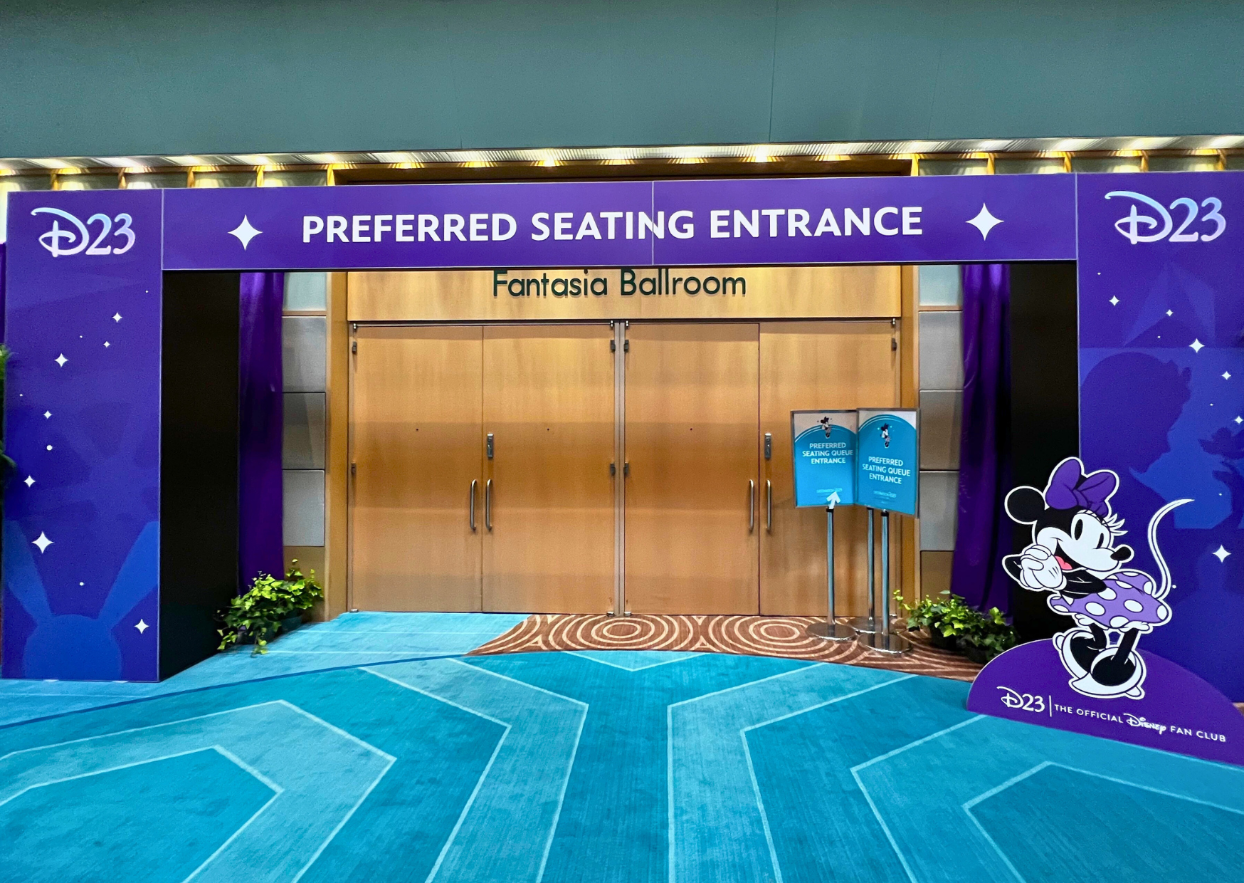 Preferred seating entrance
