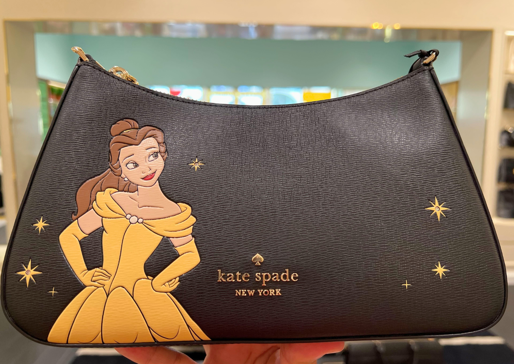 Kate Spade Black Purse Gold Chain Handles in 2023  Kate spade purse black, Kate  spade black, Black purses