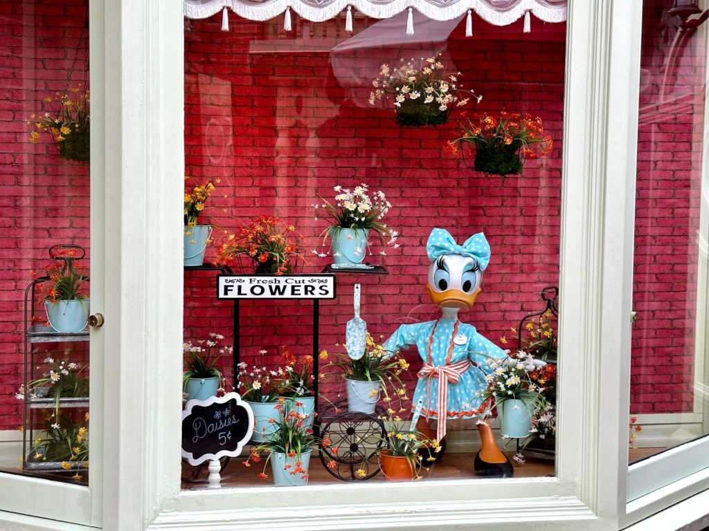 Daisy Duck Center Street Flower Shop Display
