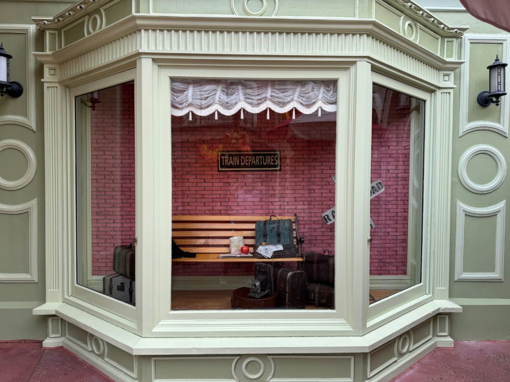 Center Street Train Station Window Display