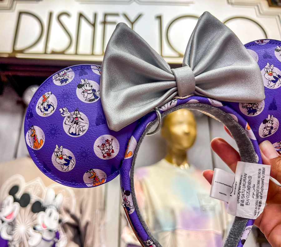 Disney 100th Anniversary Loungefly Purple Character Ears