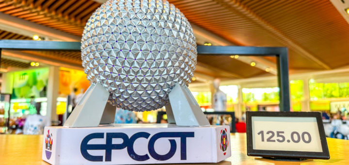 EPCOT Spaceship Earth light-up figurine reimagining