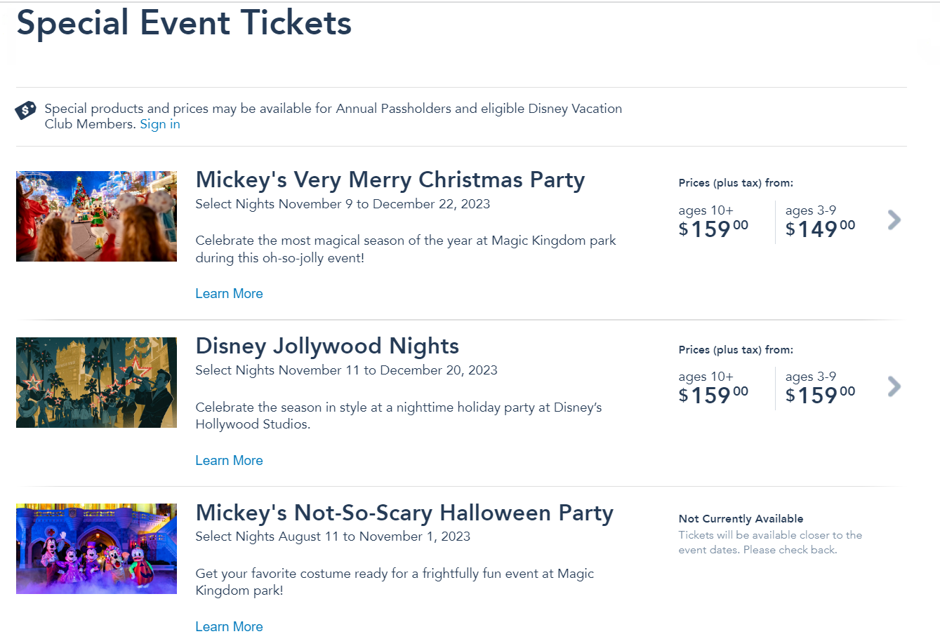 MNSSHP sold out
