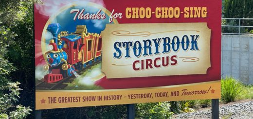Storybook Circus Billboard Walt DIsney World Railroad