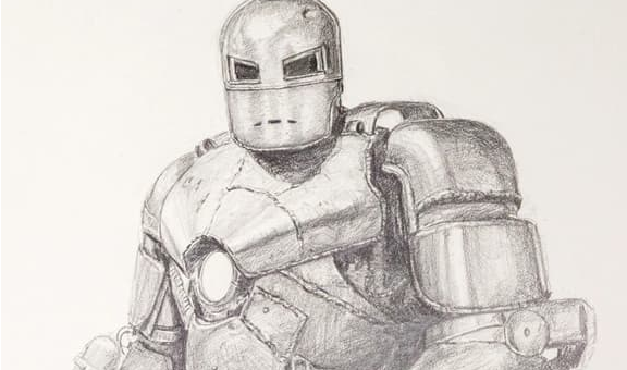 Iron Man sketch auction