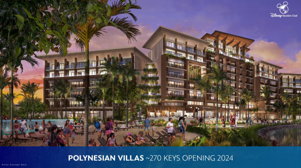Artist rendering of the expansion tower opening in 2024 at Disney's Polynesian Village Resort