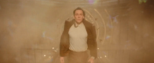 Loki walking through radiation