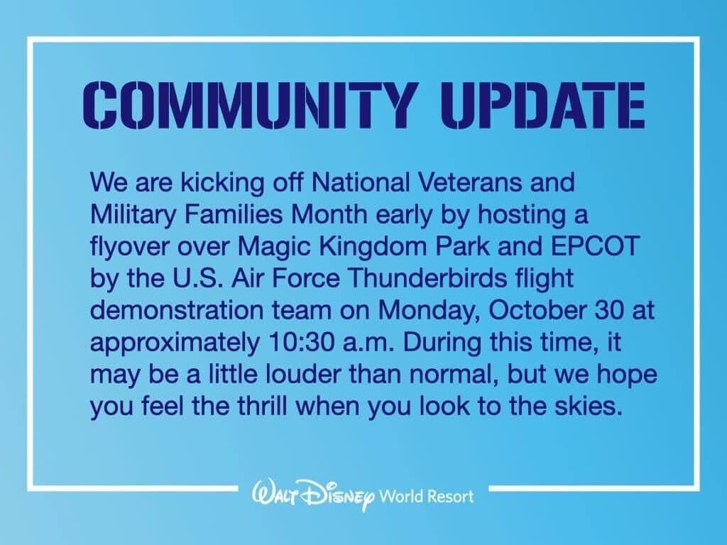 Community update regarding the Thunderbird flyover