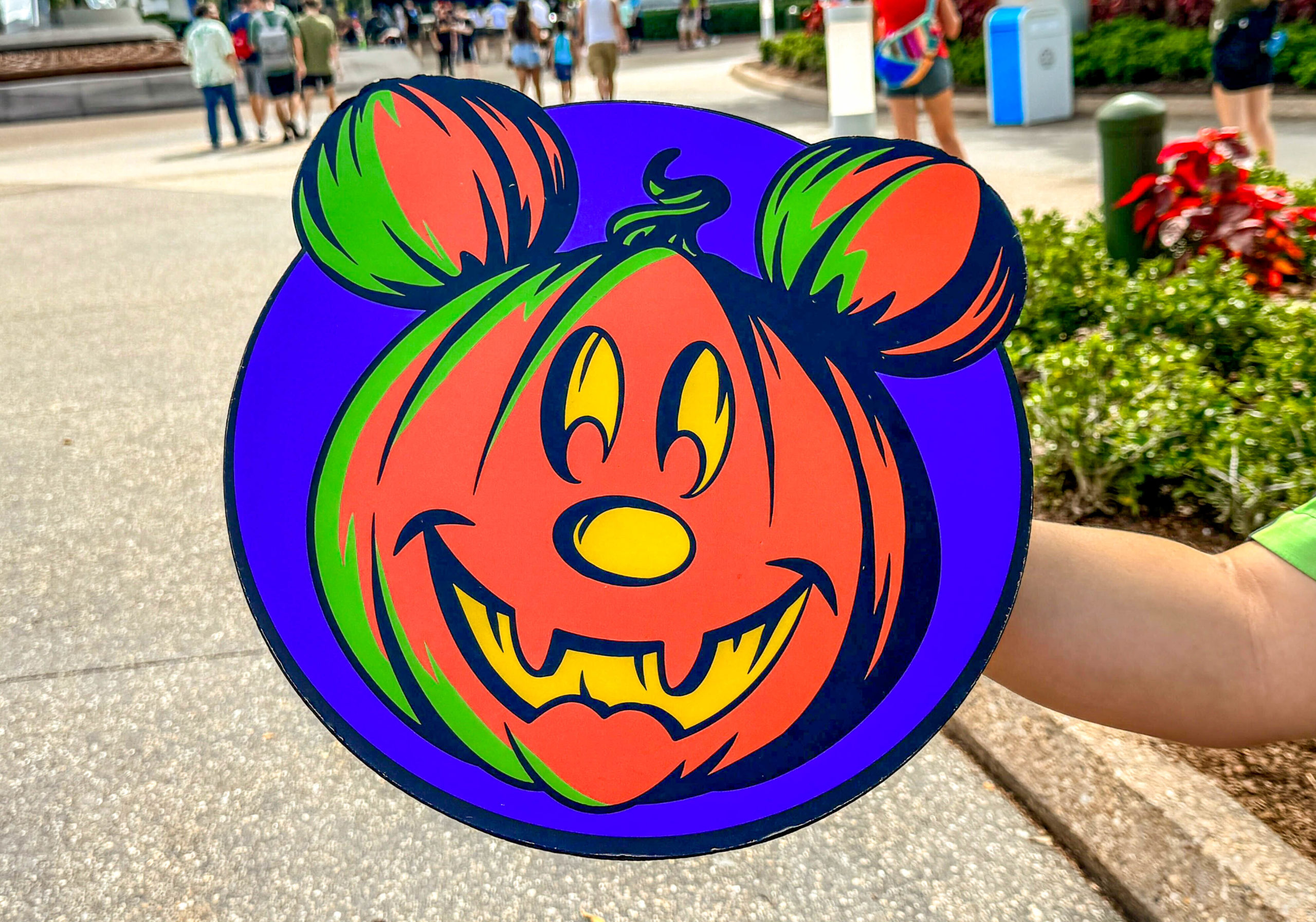 Mickey Pumpkin prop