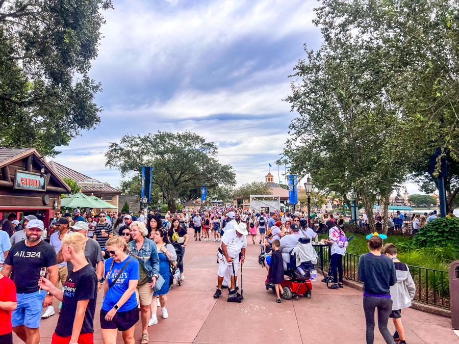 Columbus Day Indigenous Peoples Day Crowds EPCOT Hollywood Studios
