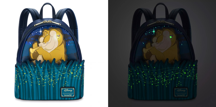 Disney100 Anniversary Decades Collection 2000s collection princess and the frog loungefly backpack