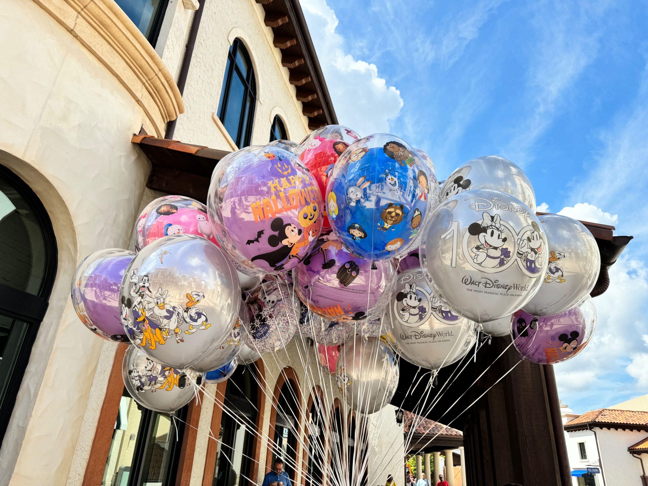 Colorful Halloween Balloons Float into Disney Springs