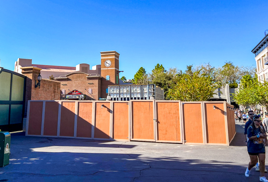 Hollywood Studios Muppet Courtyard Grand Avenue Construction