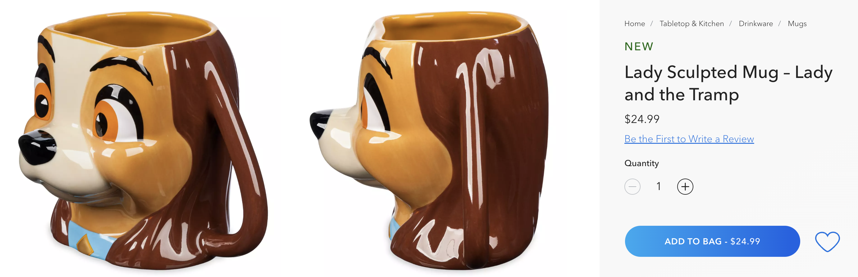 New Sculpted Mugs Have Arrived on shopDisney! 