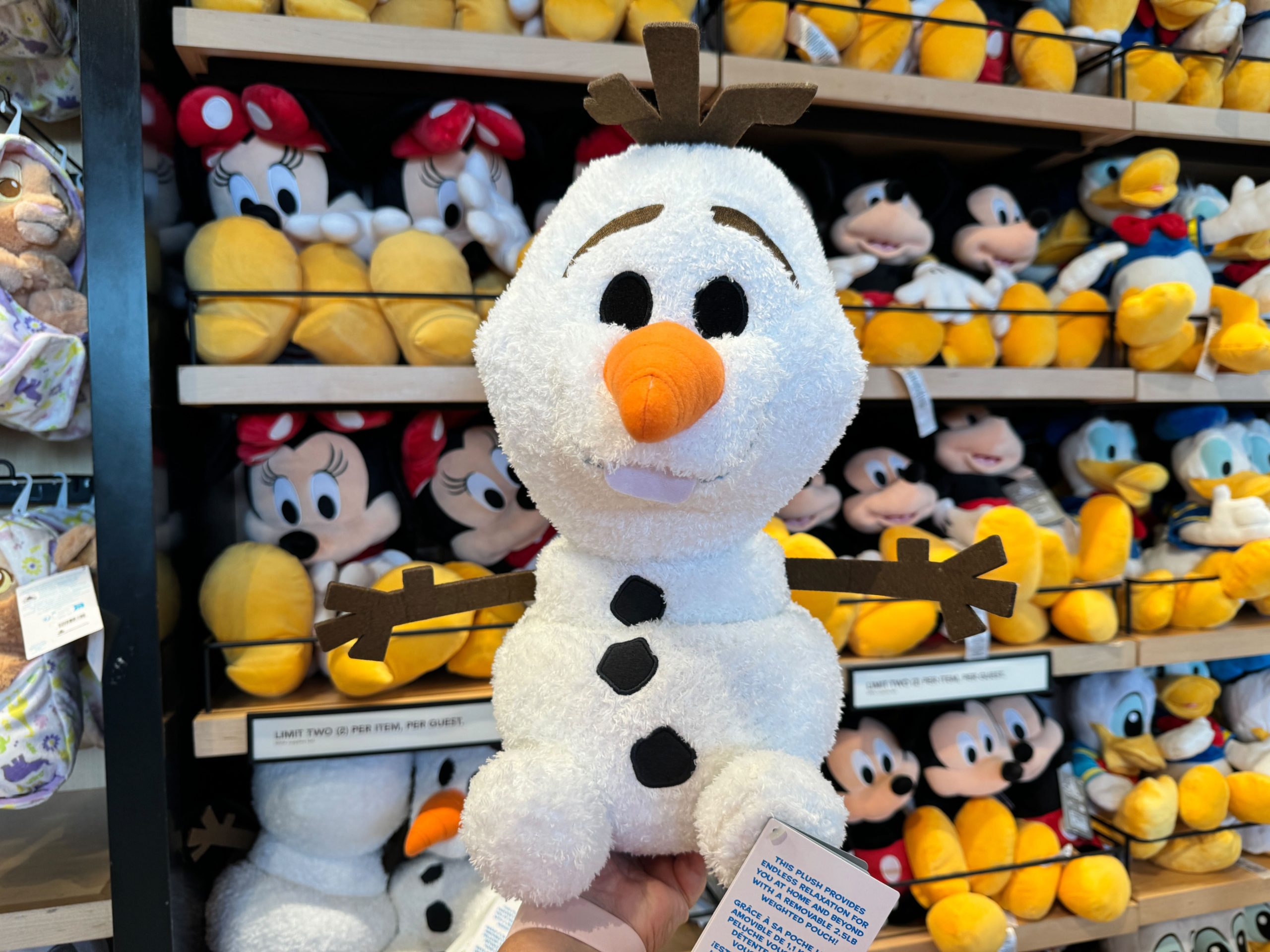 New Olaf Weighted Plush is Worth Melting For at Disneyland Resort -  Disneyland News Today