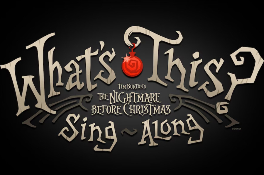 What's This The Nightmare Before Christmas Sing Along Jollywood Nights Stage Show
