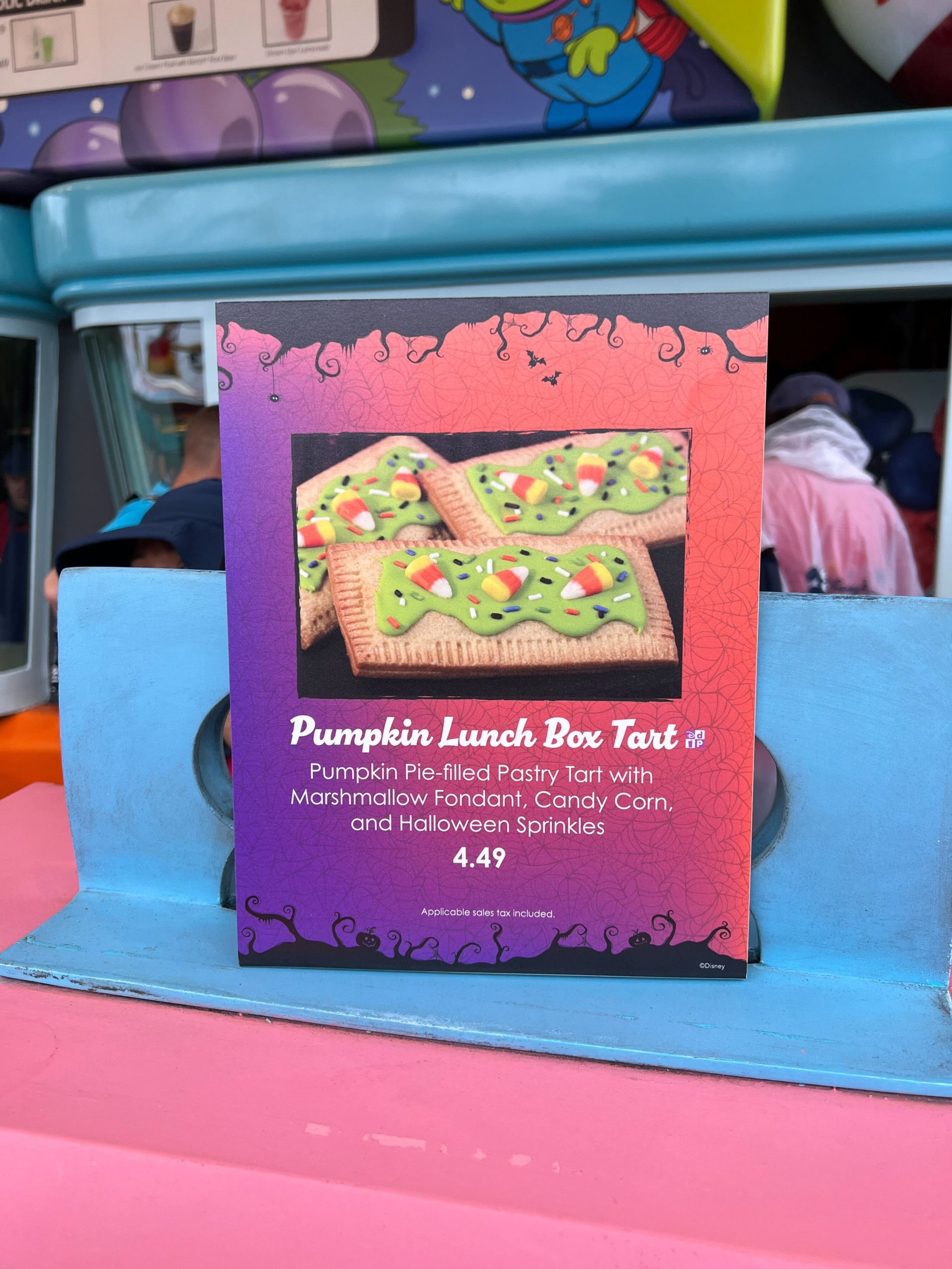 pumpkin lunchbox tart halloween 