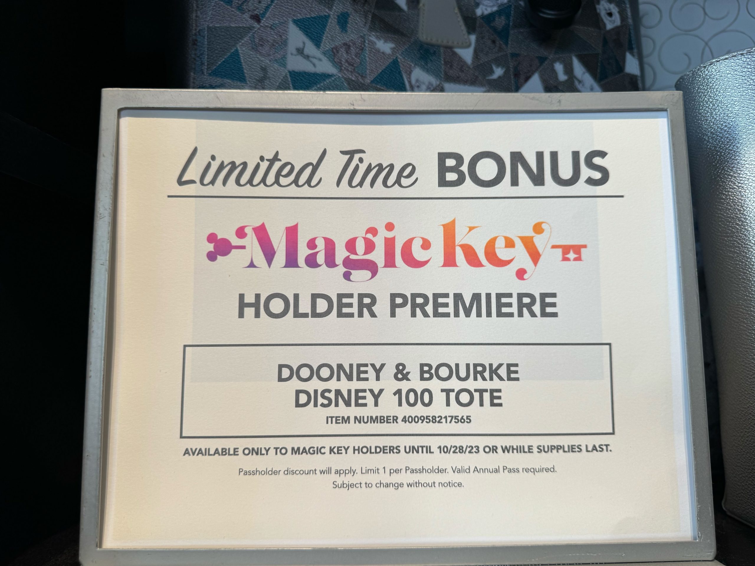 magic key exclusive dooney disney100