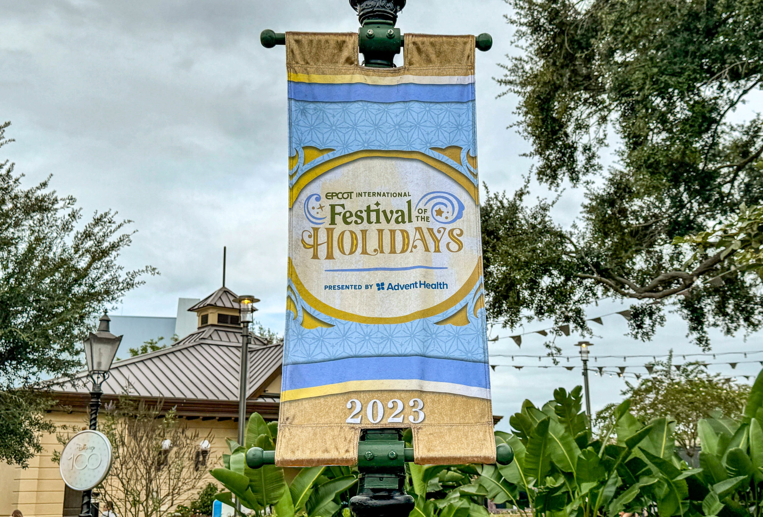 2023 EPCOT International Festival of the Holidays Decor Signs Banners