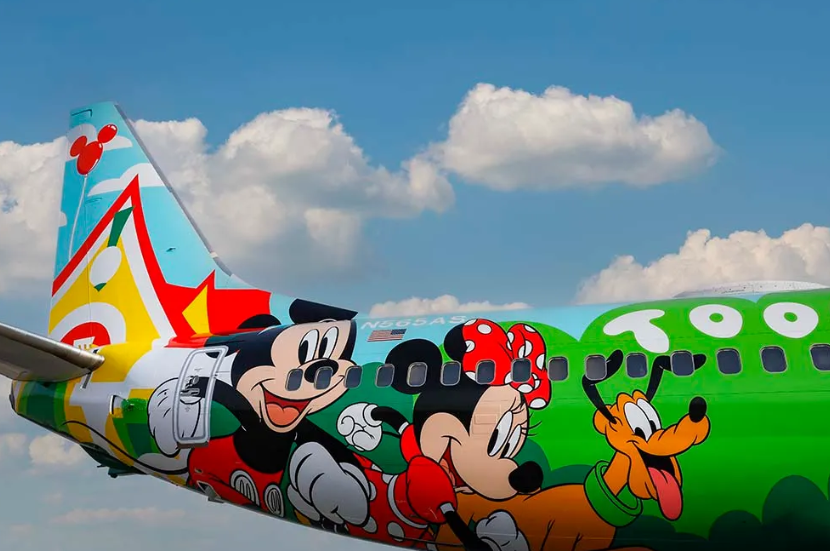 Mickey's Toontown Express airplane