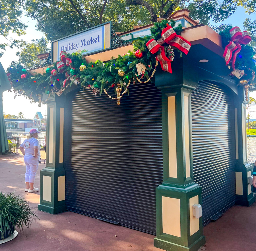 2023 EPCOT International Festival of the Holidays Holiday Kitchens Booths Shopping