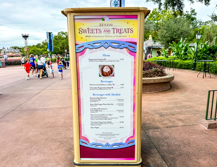 2023 EPCOT International Festival of the Holidays Holiday Sweets and Treats Holiday Kitchen Cookie Stroll