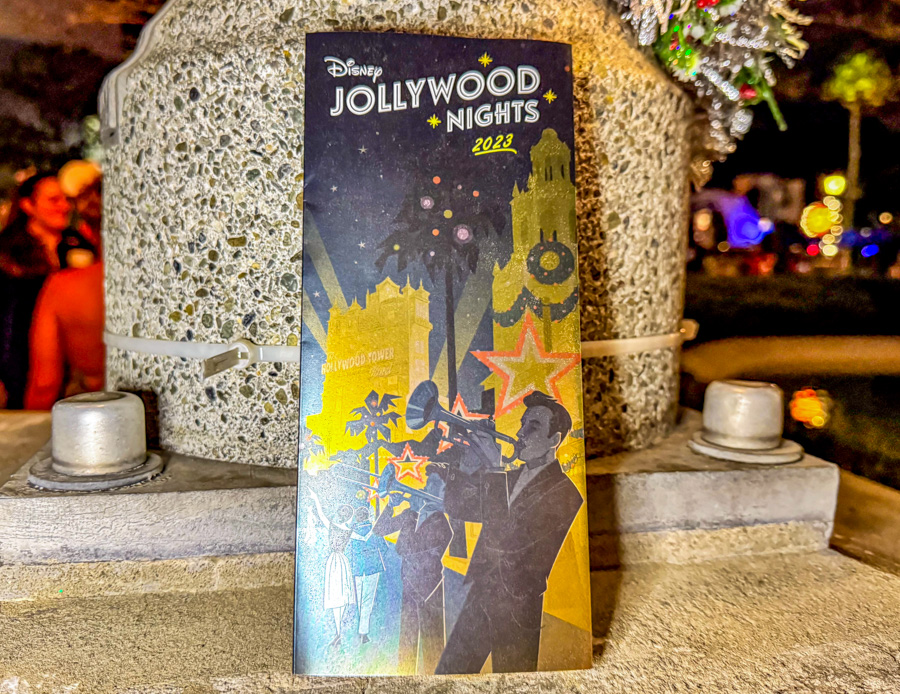 2023 Jollywood Nights Hollywood Studios Event Map Lanyard Wristband