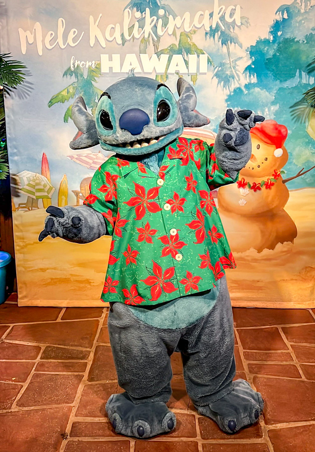 2023 Mickey's Very Merry Christmas Party Stitch Meet and Greet
